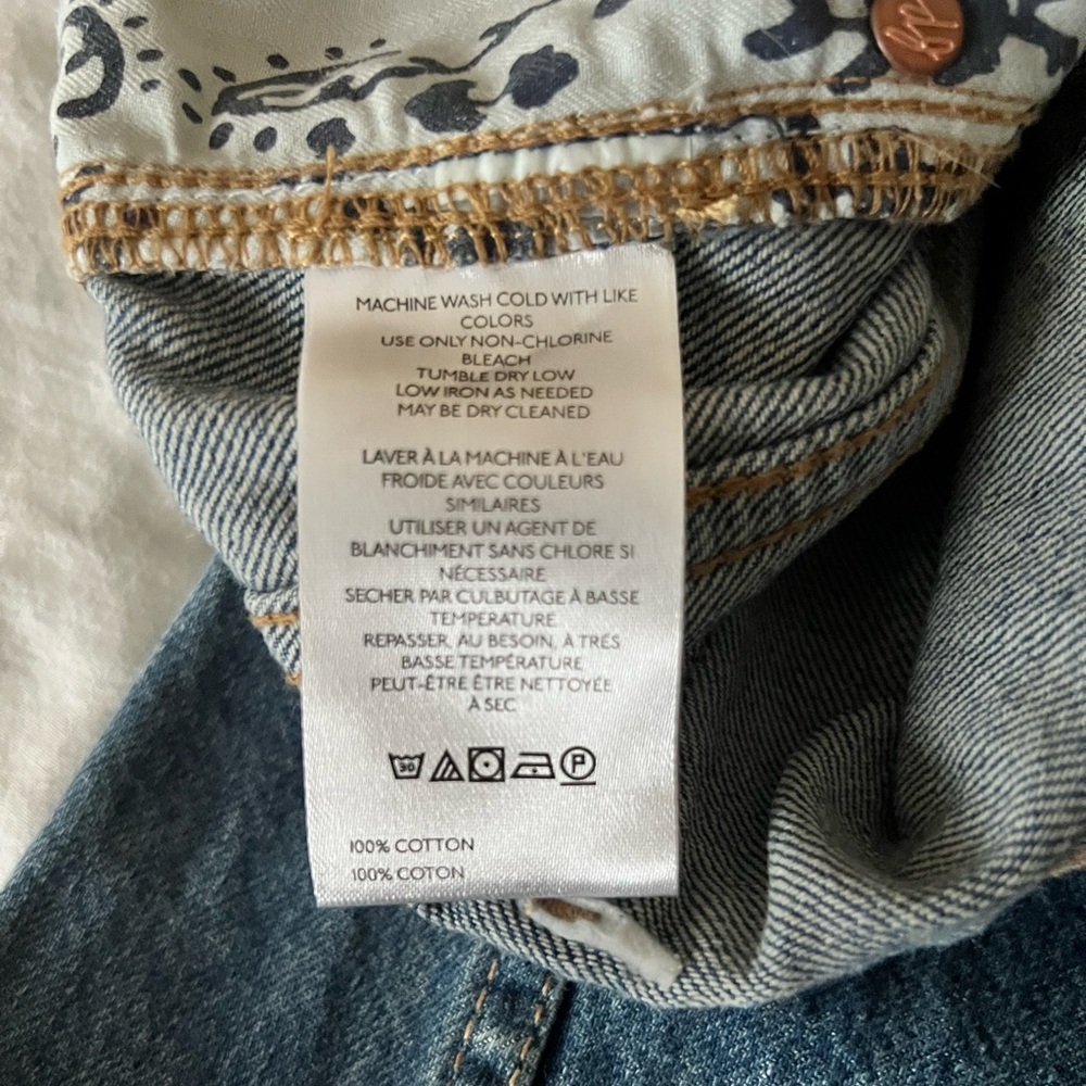 Free people / Aster Seamed Relaxed
Straight Leg Jeans / Size 32 - Picture 6 of 6